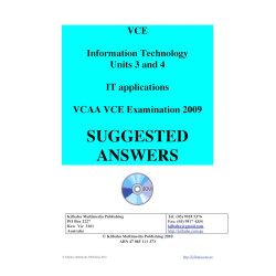 Detailed answers - 2009 VCAA VCE Information Technology Applications Exam